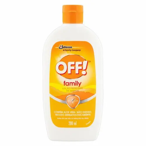 Loção Repelente de Insetos Off Family 200ml